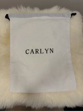 Authentic Carlyn White Protective Dust Bag for Women Bags